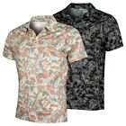Lyle & Scott Mens Golf Digital Floral Breathable Lightweight Polo Shirt