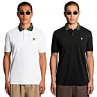 Lyle & Scott Mens Tartan Collar Classic Regular Fit Golf Polo Shirt