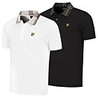 Lyle & Scott Mens Tartan Collar Classic Regular Fit Golf Polo Shirt
