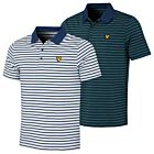 Lyle & Scott Mens 2026 Striped Stretch Fabric Versatile Golf Polo Shirt