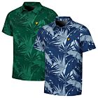 Lyle & Scott Mens 2026 Leaf Print Stetch Fabric Versatile Golf Polo Shirt