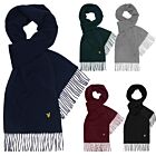 Lyle & Scott Unisex Lambswool Warm Winter Cosy Tassel One Size Scarf