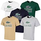 Lacoste Mens TH1218 Heavy Cotton Jersey Crew Neck T-Shirt
