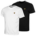 Lyle & Scott Mens Classic Tape Breathable Crew Neck Sporty T-Shirt