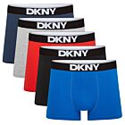 DKNY Mens Walpi Soft Breathable Fitted 5 Pack Boxer Briefs