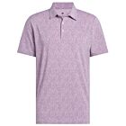 adidas Golf Mens Ultimate365 Mini Bunker Polo Shirt - Powder Plum - L