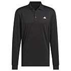 adidas Golf Mens Ultimate365 COLD.RDY Long Sleeve Stretch Polo Shirt