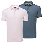 Footjoy Mens Wiggle Print Lisle ProDry Moisture Wicking Golf Polo Shirt