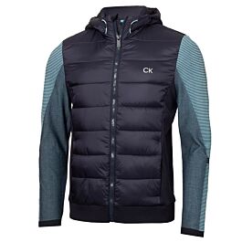 Calvin Klein Mens Dynamo Hooded Performance Stretch Fabric Golf Jacket