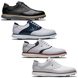 Footjoy Mens 2025 Traditions Breathable Leather Waterproof Spiked