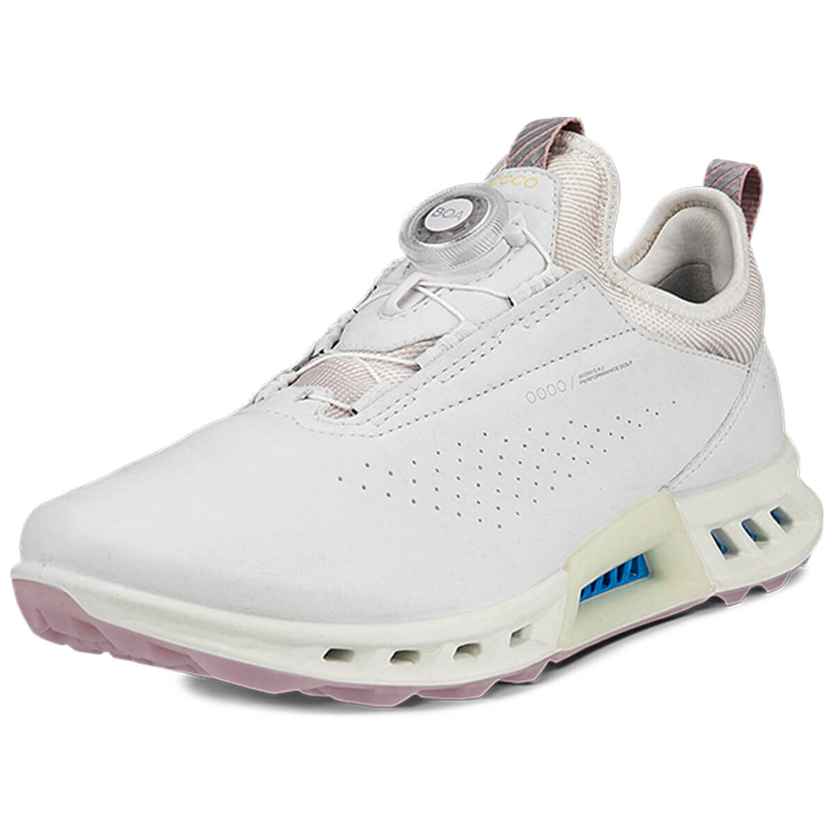 Ecco Womens 2026 BIOM C4 Leather Waterproof Boa Spikeless Golf Shoes