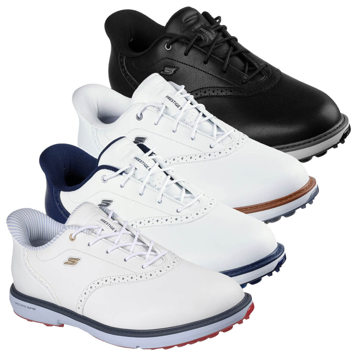 Skechers Mens Slip-ins GO GOLF Prestige SL Leather Waterproof Golf