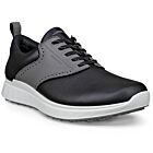 Ecco Mens 2025 Golf S-Casual Hybrid Leather Waterproof Spikeless Golf Shoes