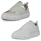 Ecco Womens 2025 Street 720 Leather Waterproof Hybrid Spikeless Golf Shoes