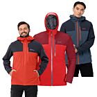 Jack Wolfskin Mens Go Hike Texapore Waterproof Hooded Hiking Jacket