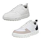 Ecco Mens 2025 Street 720 Leather Waterproof Hybrid Spikeless Golf Shoes