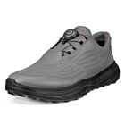 Ecco Mens 2026 LT1 M Boa Waterproof Leather Cushioned Spikeless Golf Shoes