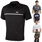 Under Armour Mens 2026 UA Playoff 3.0 Stripe Golf Loose Fit Polo Shirt