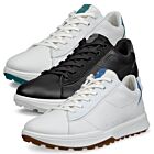 Ecco Mens Street Vibe Lace Up Waterproof Spikeless Leather Golf Shoes