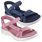 Skechers Womens 2025 Go Walk Flex Illuminate Sporty Easy Fit Slip-Ins Sandals