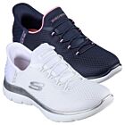 Skechers Womens 2026 Summits - Diamond Dream Slip In Memory Foam Trainers
