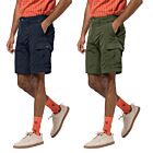 Jack Wolfskin Mens Canyon Cargo UV Protection Quick Dry Lightweight Shorts