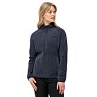 Jack Wolfskin Womens Moonrise Full Zip Warm Recycled Fleece Sweater