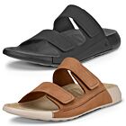 Ecco Womens 2026 Cozmo 2-Strap Soft Leather Comfy Flexible Adjustable Sandals
