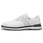 Puma Golf Mens 2025 Avant Pebble Leather Comfortable Waterproof Golf Shoes