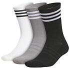 adidas Golf Mens 2025 Three Pack Sustainable Recycled Cotton Mesh Crew Socks