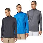 Oakley Mens Oakley Gravity Range QTR Heathered Soft Touch Golf Sweater