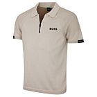 Hugo Boss Mens 2025 Perform-Max Knit Breathable Stretch Wicking Golf Polo Shirt