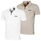 Hugo Boss Mens 2025 Philix 4 -Way Stretch Wicking Quick Dry Golf Polo Shirt