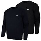 Hugo Boss Mens 2025 Ever-X Crew Neck Sustainable Cotton Pull Over Sweater