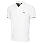 Hugo Boss Mens 2026 Chip Hexa Quick Dry Flat Knit Recycled Golf Polo Shirt