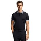 Hugo Boss Mens 2026 Chip Paddy Quick Drying Stretch Cotton Golf Polo Shirt