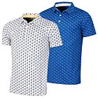 Puma Golf Mens Mattr Palms UPF 40 4-Way Stretch Fast Dry Fabric Polo Shirt