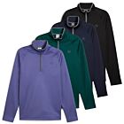 Puma Golf Mens 2025 Waffle Fleece Moisture Wicking Breathable 1/4 Zip Sweater