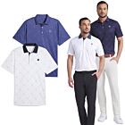 Puma Golf Mens 2025 Pure 2.0 Argyle Moisture Wicking Stretch Golf Polo Shirt