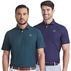 Puma Golf Mens 2025 MATTR Houndstooth Left Chest Logo Stretch Golf Polo Shirt