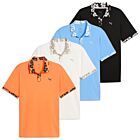 Puma Golf Mens 2026 Modalon Floral Rib 4 Way Stretch Wicking Polo Shirt