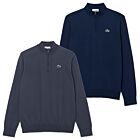 Lacoste Mens Quarter Zip Heat Regulating Stretch Golf Sweater