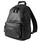 Lyle & Scott Unisex Premium Leather Debossed 'Eagle' Backpack Rucksack