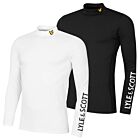 Lyle & Scott Mens Tech Mock Neck 4-Way Stretch Long Sleeve Golf Baselayer
