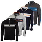 Calvin Klein Mens 2025 CK Vertex Half Zip Neck Pullover Sweater