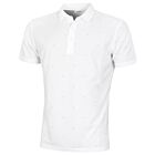 Calvin Klein Mens Monogram Breathable SmartTec Pique Golf Polo Shirt