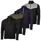 Calvin Klein Mens Traverse Half Zip Midlayer Stretch Golf Sweater