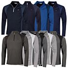Calvin Klein Mens 2025 Micro Grid CK 1/2 Zip Mid Layer Baselayer