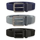 Callaway Golf Mens 2025 Stretch Braided Leather Chev Logo Durable Golf Belt