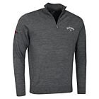 Callaway Mens 1/4 Zip Blended Merino Thermal Opti-Dri Golf Sweater